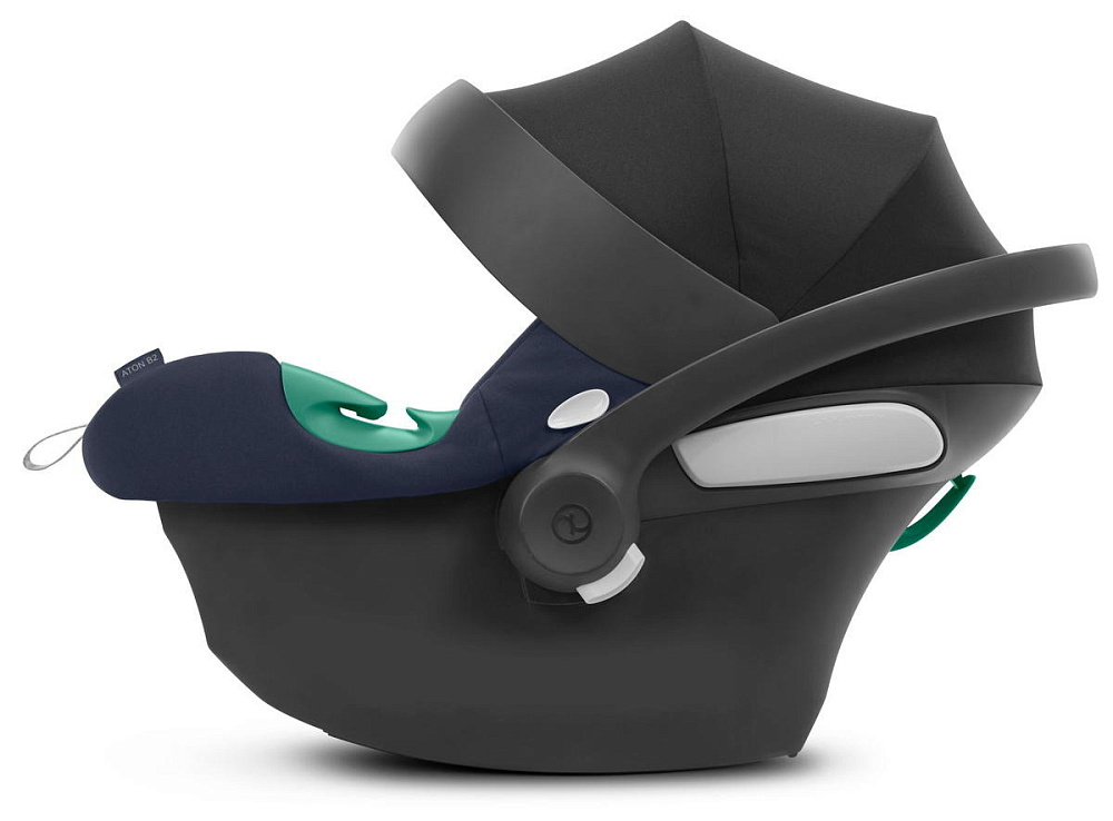 Коляска Cybex Talos S Lux TPE complete Aton B2 Bay Blue Base One 4 в 1 Seashell Beige с дождевиками