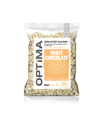 Плёночный воск Depiltouch OPTIMA White chocolate 100гр