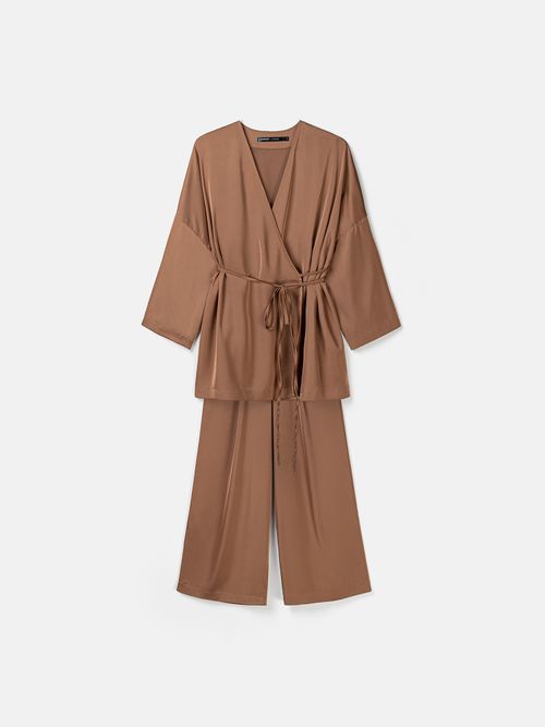 Комплект в пижамном стиле 