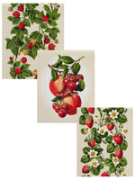 Набор кухонных полотенец, 3 шт , 45х60 см , рогожка