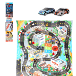 Коврик игровой с машинами и аксесс., коробка RC888-3