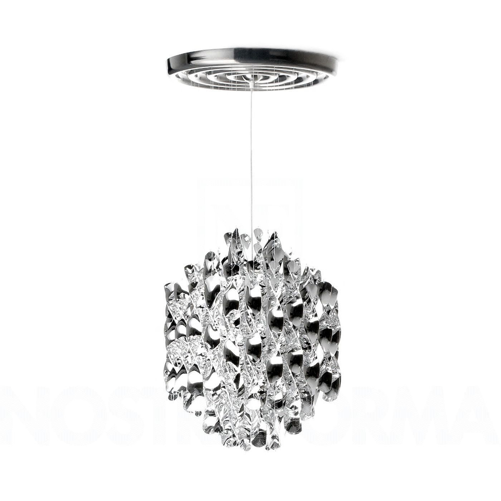 Pendant design lamp  Spiral SP01 by Verpan Panton (Silver)