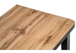 Обеденная группа Мирана черный крокодил / черный / дуб вотан