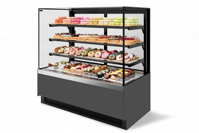 Витрина Кондитерская Vete Ii Kub 90 Серый Мат./Металлик/Шлиф. Нерж. (Вк278 (285-204))