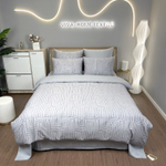 Комплект постельного белья Люкс Сатин 100% хлопок на резинке AR375