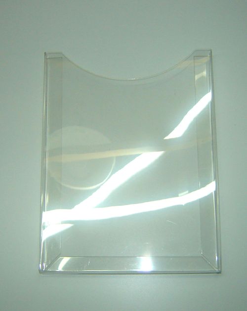 Карман буклетница А5 верт, 15мм на скотч, 0,7 ПЭТ