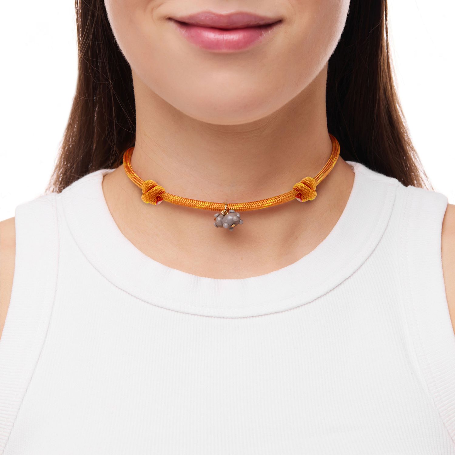 Колье Knitted Kitten Necklace - The Lop-eared Cat