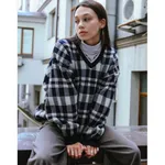 Свитер БИЧ Шашки Синий