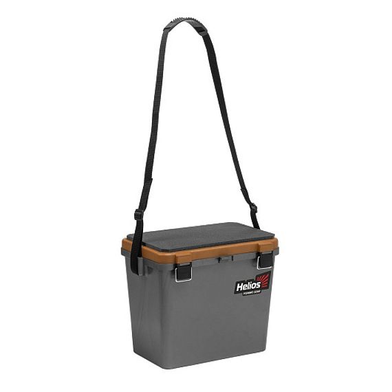 Ящик рыболовный зимний односекционный серый/золото (HS-IB-19-GGo-1) Helios (0)