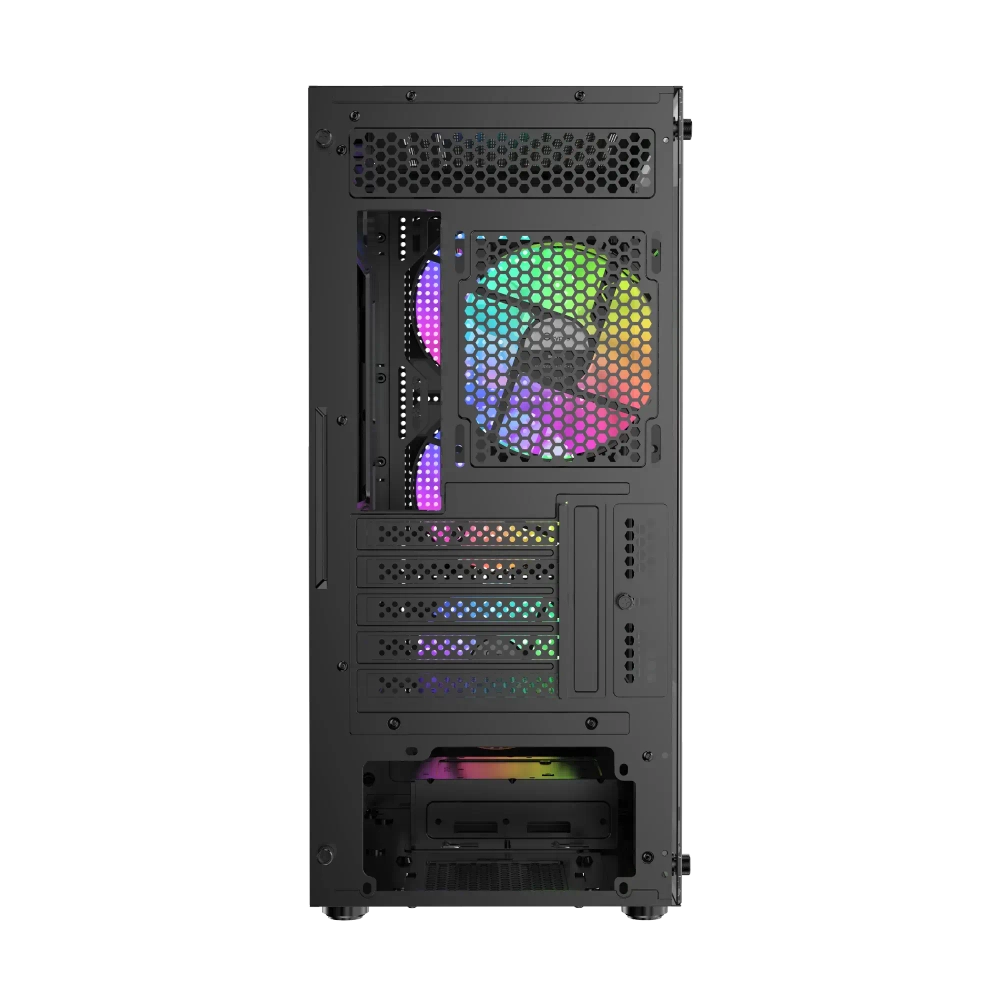 Корпус Ocypus Gamma C50 BK ARGB mATX/ITX 3xUSB Черный Gamma-C50-BKG400XX-GL