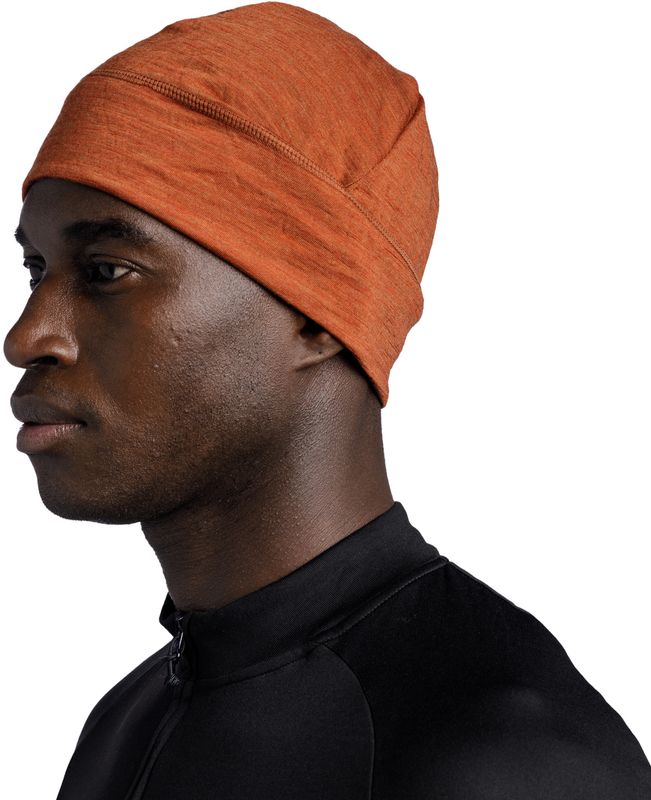 Шапка шерстяная Buff Merino Lightweight Solid Cinnamon Фото 3