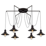 Citilux Эдисон CL451262 Люстра паук Венге