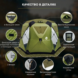 Зимняя шестигранная палатка Вяз-220