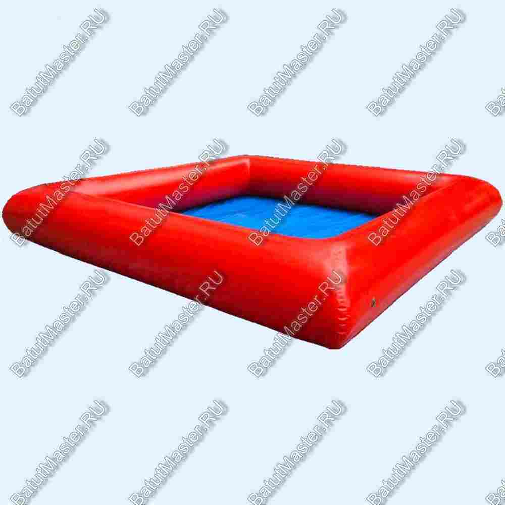 Надувной бассейн «Красный» 7*5*0,65 м
