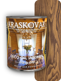 Масло для интерьера Kraskovar Deco Oil Interior орех гварнери