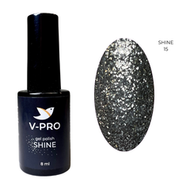 15 Гель-лак ШикБлеск Vrubel Pro, 8 мл Серебро