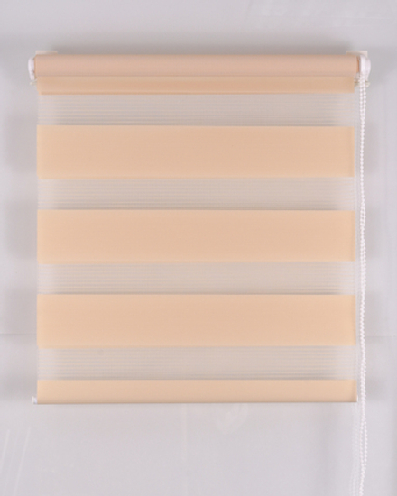 Рулонная штора день и ночь, персик
