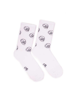 Носки медицинские женские Babushka, "Череп", белый, 36-40