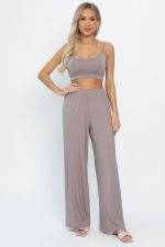 Кроп-топ Шелк вискозы (латте) Б14506-52М LT Collection