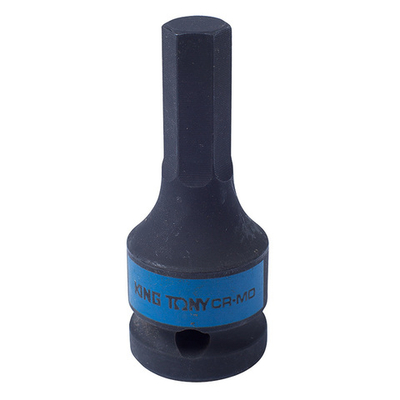 KING TONY (405514M) Насадка (бита) ударная торцевая 1/2", L = 60 мм, HEX, 14 мм