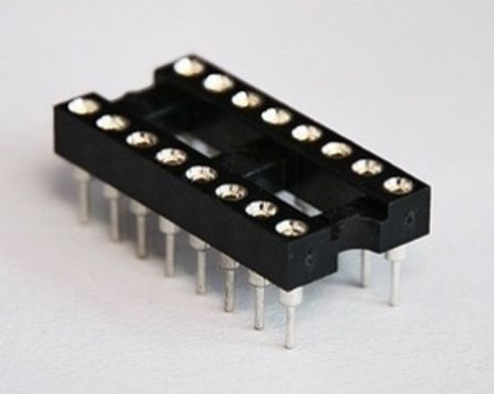 Панелька для микросхемы 16 ног цанга SCSM-16