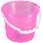 Ведёрко Медовое 3,3л Прозрачно-розовый (комплект 30 шт)