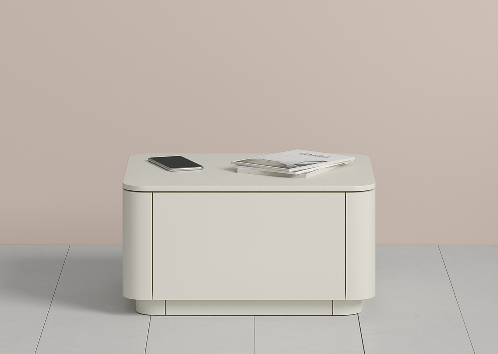 Тумба прикроватная Tammi 1 ящик (молочный)