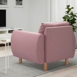 Кресло ТУЛИСИЯ, коричнево-розовый, 90*86*72 см, рогожка
