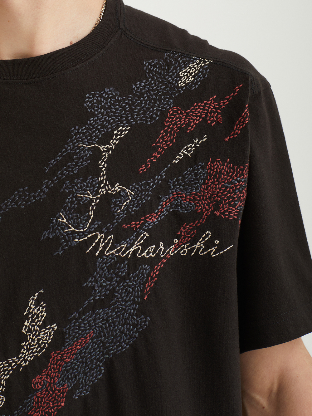 Мужская Футболка Sashiko Bonsai Dpm: Bonsai Forest Sashiko