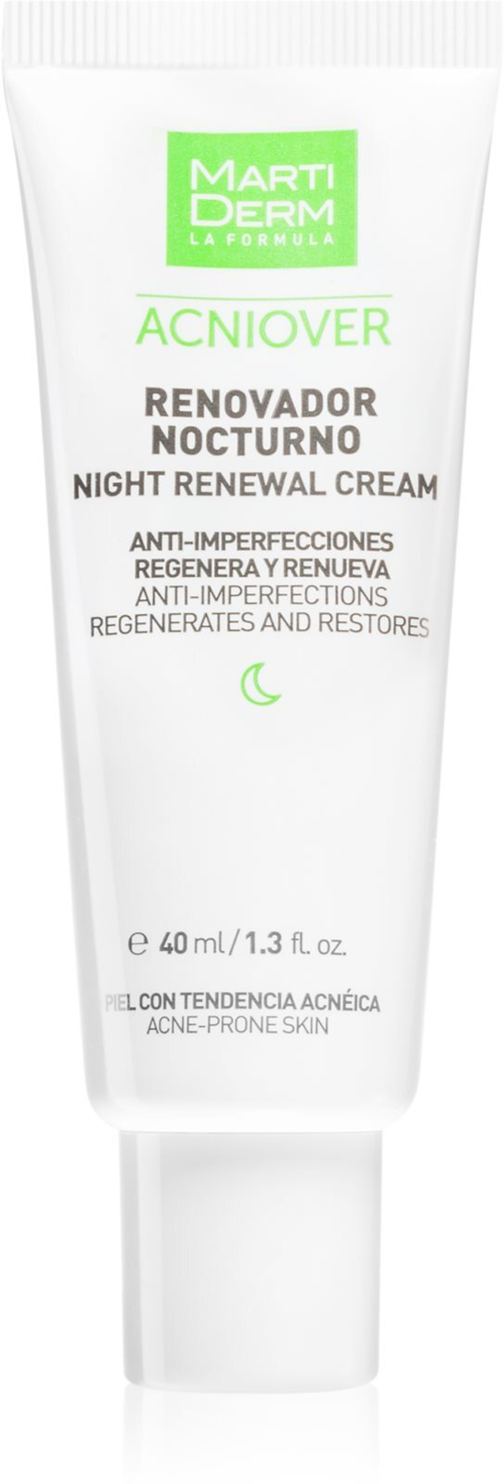 MartiDerm Acniover - интенсивный ночной крем против прыщей /   40  ml  / GTIN 8437019178680