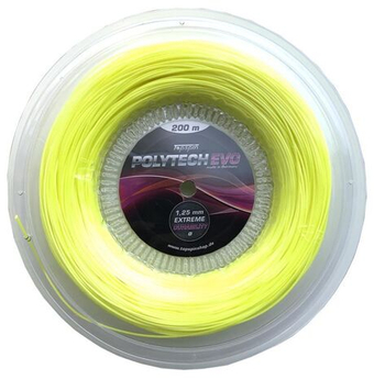 Теннисные струны Topspin Poly Tech Evo (200m) - neon yellow - желтый