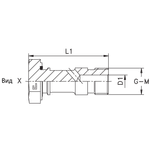 Болт BANJO BSP 1.1/2
