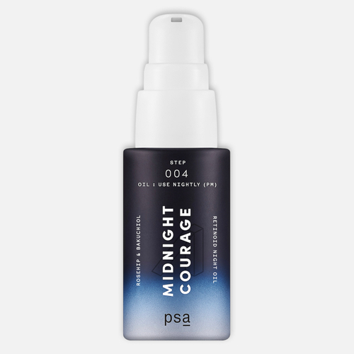PSA MIDNIGHT COURAGE Rosehip & Bakuchiol Night Oil Ретиноловое ночное масло с шиповником и бакучиолом, 15 мл