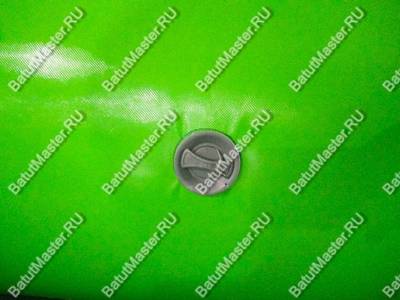 Квадратный надувной бассейн "Зебра", желто-зеленый 6*6*0.65 м