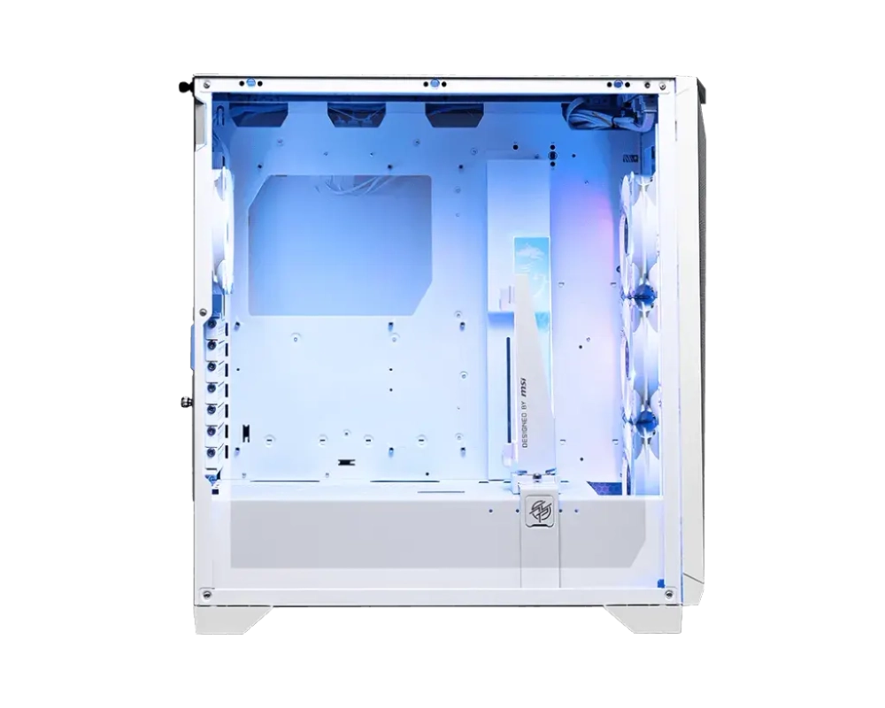 Компьютерный корпус MSI MPG GUNGNIR 300R AIRFLOW E-ATX/ATX/mATX/Mini-ITX, 3xUSB 3.2, 4xFAN ARGB предустановленные c завода (3x120мм спереди и 1x120мм сзади), WHITE