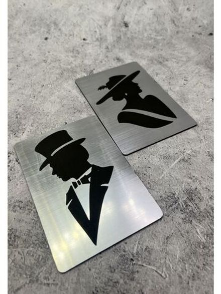 Табличка Туалет