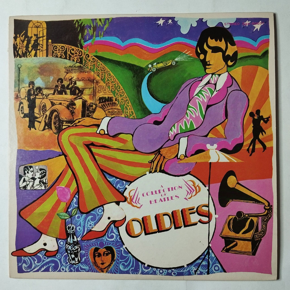 Винтажная виниловая пластинка LP A Collection Of Beatles Oldies (Japan 1976) (No Obi) Day Tripper