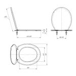 Сиденье для унитаза  салатовое Н  ИНКОЭР