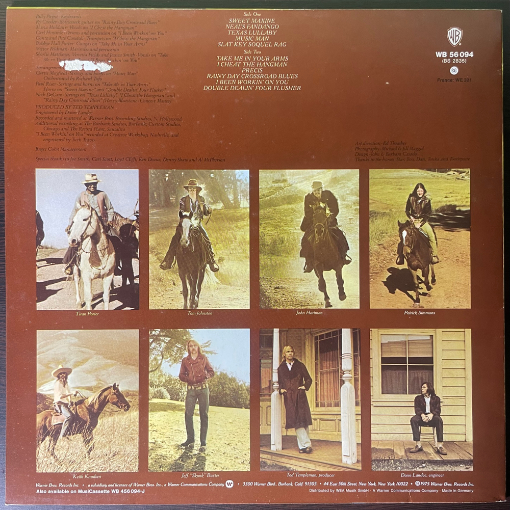 The Doobie Brothers ‎– Stampede (Германия)