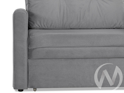 Диван прямой Юнат 2 (МД) Bismark 14 (велюр серый)