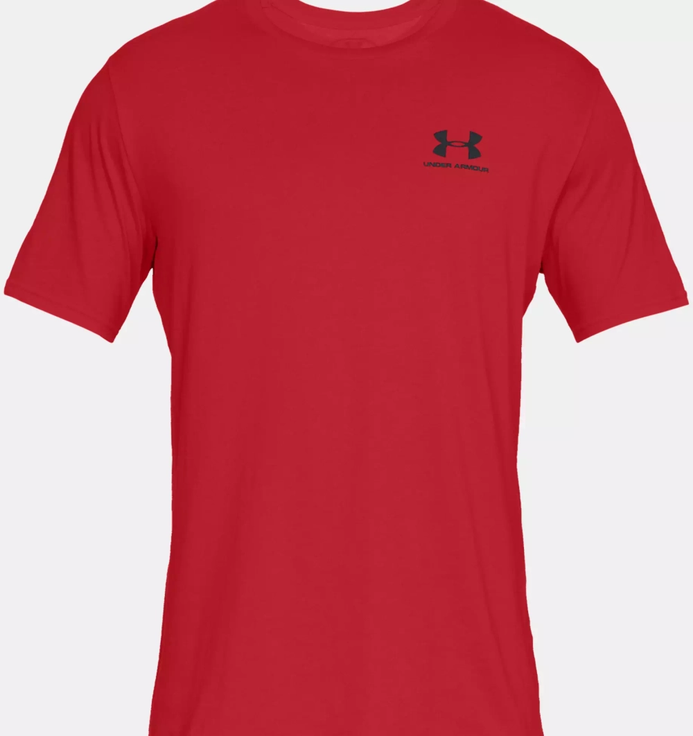 Футболка мужская Under Armour SPORTSTYLE LEFT CHEST SS-RED