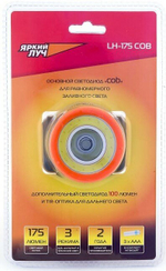 Налобный фонарь Яркий Луч LH-175 COB черный/оранжевый