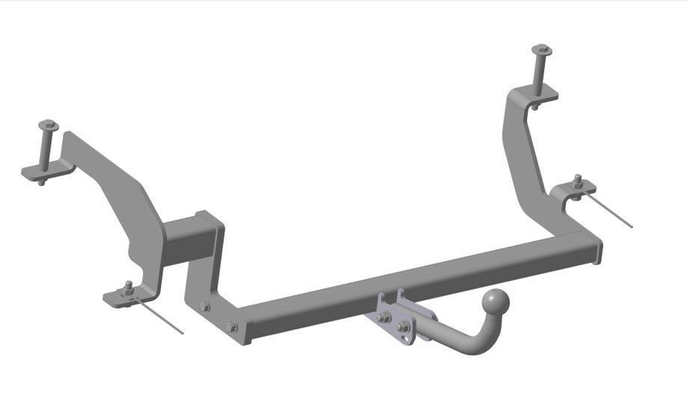Фаркоп Oris на Toyota LC J200 2007-2021 (в том числе на Executive, Excalibur, TRD), Lexus LX 2007-2015 (паспорт и сертификат в комплекте,без электрики) 3017-F