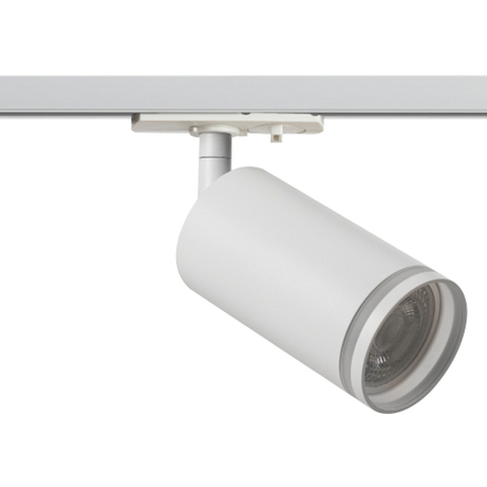 Трековый светильник однофазный ЭРА TR52-GU10 WH под лампу GU10 матовый белый