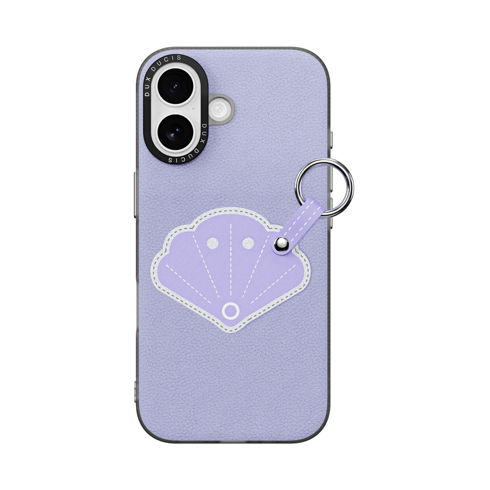 Чехол фиолетового цвета (Shell Edition) для iPhone 17, серия Luvy Series Case (со съемным ремешком) от Dux Ducis