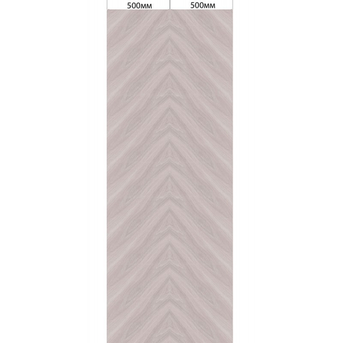 Ламинированная панель ПВХ ВЕК Шпон Орех Белый 2700х500мм