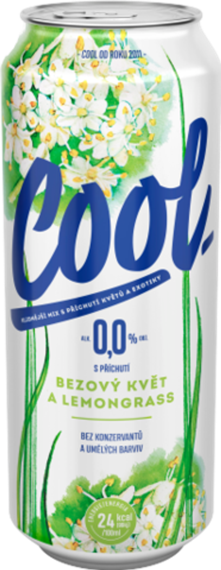 Пиво Куул Безови Квет Лемонграсс Безалкогольное / Cool Bezovy Kvet Lemongrass 0.5 - банка