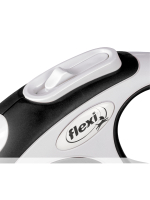 Поводок-рулетка Flexi New Comfort XS. Трос 3 м. для собак до 8 кг. Черный