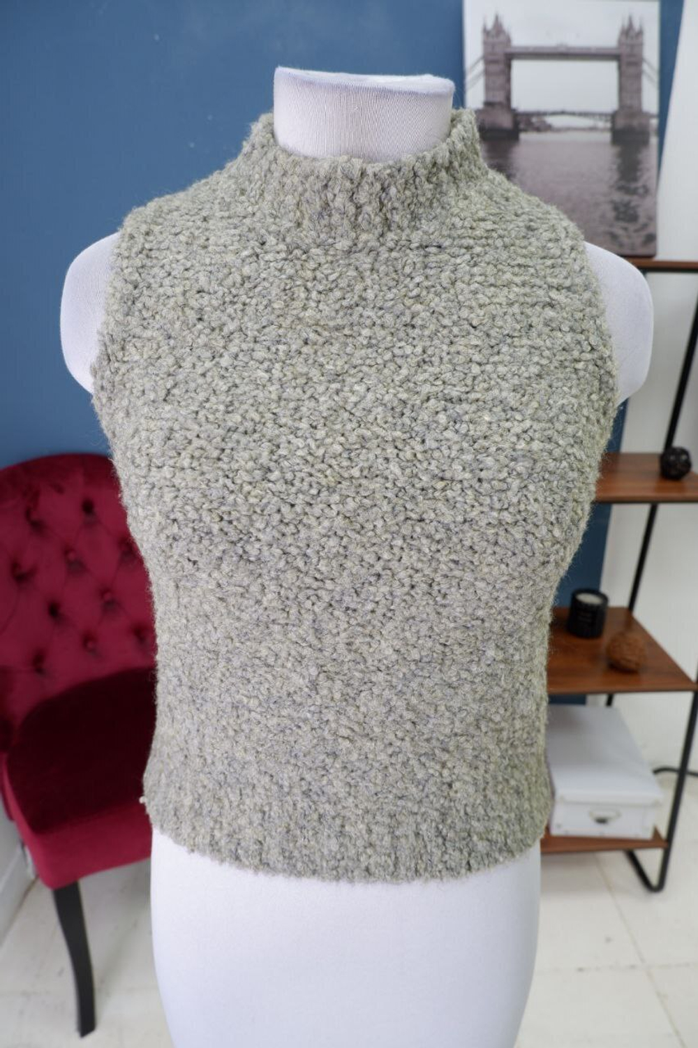 Топ Topshop с шерстью 44 размер