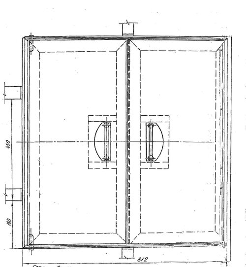 Люк 700*700 для метрополитена чертеж 343/7 лист 22